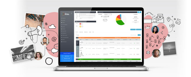 laptop with LEX software being used